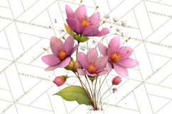 Romantic Valentine Florals PNG Clip Art, Roses, Peonies Png Product Image 2