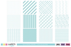 Blue Valentine scrapbook background pattern