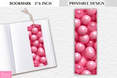 3d Balls Birthday Bookmark Printable Design Product Image 1