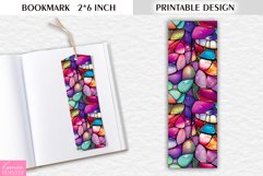 Stained Glass Bookmark Sublimation Design Product Image 1