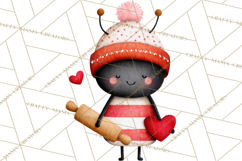 Love Bug Valentine&#039;s Day PNG Clipart Mini World Kawaii Heart Product Image 3