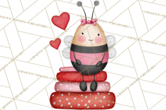 Love Bug Valentine&#039;s Day PNG Clipart Mini World Kawaii Heart Product Image 5