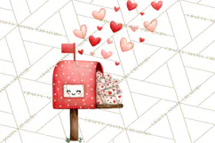 Love Bug Valentine's Day PNG Clipart Mini World Kawaii Heart Product Image 3