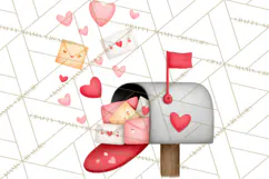 Love Bug Valentine's Day PNG Clipart Mini World Kawaii Heart Product Image 4