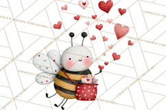 Love Bug Valentine&#039;s Day PNG Clipart Mini World Kawaii Heart Product Image 2