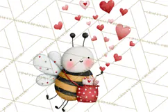 Love Bug Valentine's Day PNG Clipart Mini World Kawaii Heart Product Image 2