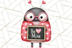 Love Bug Valentine's Day PNG Clipart Mini World Kawaii Heart Product Image 4