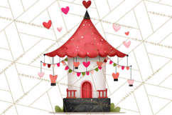 Love Bug Valentine&#039;s Day PNG Clipart Mini World Kawaii Heart Product Image 5