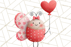 Love Bug Valentine&#039;s Day PNG Clipart Mini World Kawaii Heart Product Image 2