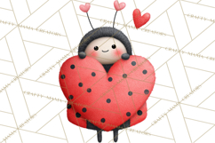 Love Bug Valentine&#039;s Day PNG Clipart Mini World Kawaii Heart Product Image 3