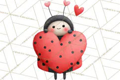 Love Bug Valentine's Day PNG Clipart Mini World Kawaii Heart Product Image 3
