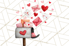 Love Bug Valentine&#039;s Day PNG Clipart Mini World Kawaii Heart Product Image 4