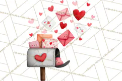 Love Bug Valentine's Day PNG Clipart Mini World Kawaii Heart Product Image 4