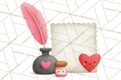 Love Bug Valentine&#039;s Day PNG Clipart Mini World Kawaii Heart Product Image 4