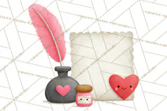 Love Bug Valentine's Day PNG Clipart Mini World Kawaii Heart Product Image 4