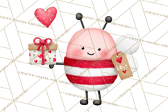 Love Bug Valentine&#039;s Day PNG Clipart Mini World Kawaii Heart Product Image 5