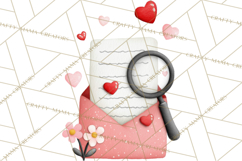 Love Bug Valentine&#039;s Day PNG Clipart Mini World Kawaii Heart Product Image 3