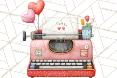 Love Bug Valentine&#039;s Day PNG Clipart Mini World Kawaii Heart Product Image 5
