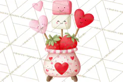 Love Bug Valentine's Day PNG Clipart Mini World Kawaii Heart Product Image 2