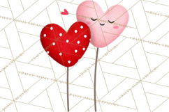 Love Bug Valentine&#039;s Day PNG Clipart Mini World Kawaii Heart Product Image 4