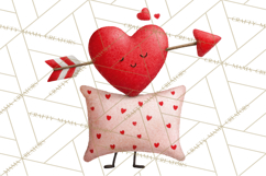 Love Bug Valentine&#039;s Day PNG Clipart Mini World Kawaii Heart Product Image 5
