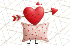 Love Bug Valentine's Day PNG Clipart Mini World Kawaii Heart Product Image 5