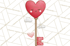 Love Bug Valentine&#039;s Day PNG Clipart Mini World Kawaii Heart Product Image 4
