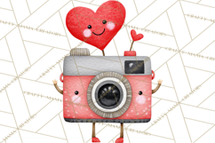 Love Bug Valentine&#039;s Day PNG Clipart Mini World Kawaii Heart Product Image 3