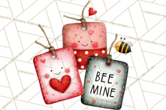 Love Bug Valentine&#039;s Day PNG Clipart Mini World Kawaii Heart Product Image 5