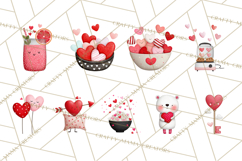Love Bug Valentine&#039;s Day PNG Clipart Mini World Kawaii Heart Product Image 2