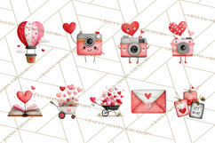 Love Bug Valentine&#039;s Day PNG Clipart Mini World Kawaii Heart Product Image 4