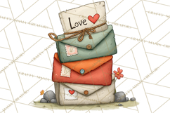 Love Bug Picnic Clipart PNG, Sweet Insect Valentine Clip Art Product Image 2