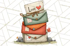 Love Bug Picnic Clipart PNG, Sweet Insect Valentine Clip Art Product Image 2