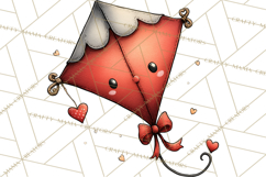 Love Bug Picnic Clipart PNG, Sweet Insect Valentine Clip Art Product Image 3