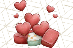 Love Bug Picnic Clipart PNG, Sweet Insect Valentine Clip Art Product Image 4