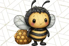 Love Bug Picnic Clipart PNG, Sweet Insect Valentine Clip Art Product Image 3