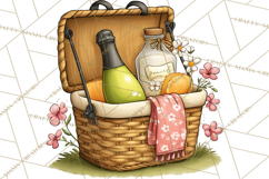 Love Bug Picnic Clipart PNG, Sweet Insect Valentine Clip Art Product Image 5