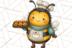 Love Bug Picnic Clipart PNG, Sweet Insect Valentine Clip Art Product Image 4