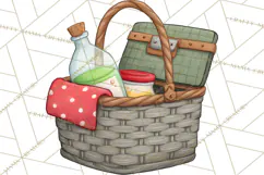 Love Bug Picnic Clipart PNG, Sweet Insect Valentine Clip Art Product Image 2