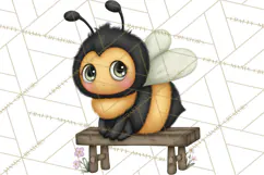 Love Bug Picnic Clipart PNG, Sweet Insect Valentine Clip Art Product Image 2