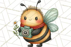 Love Bug Picnic Clipart PNG, Sweet Insect Valentine Clip Art Product Image 2