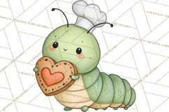 Love Bug Picnic Clipart PNG, Sweet Insect Valentine Clip Art Product Image 3