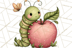Love Bug Picnic Clipart PNG, Sweet Insect Valentine Clip Art Product Image 4