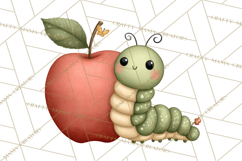 Love Bug Picnic Clipart PNG, Sweet Insect Valentine Clip Art Product Image 5
