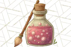 Love Bug Picnic Clipart PNG, Sweet Insect Valentine Clip Art Product Image 4