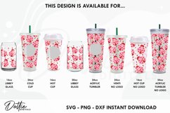 Love Bug Valentines Starbucks 24oz Acrylic Tumbler Cup Wrap Product Image 3