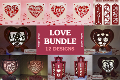 Love bundle | Happy valentines day svg Product Image 1