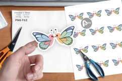 Sticker Love Butterfly Product Image 1