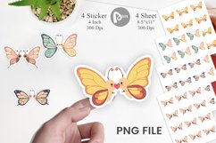 Sticker Love Butterfly Product Image 1