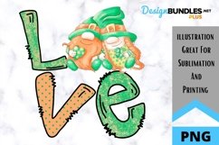 Love Two Gnomes - Sublimation St. Patrick's PNG Product Image 1